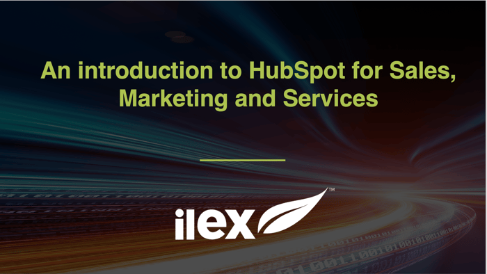 An introduction to HubSpot for Sales, Marketing and Services