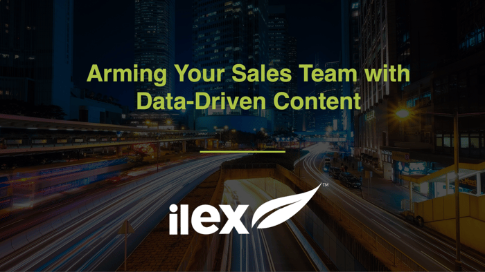 Arming Your Sales Team with Data-Driven Content