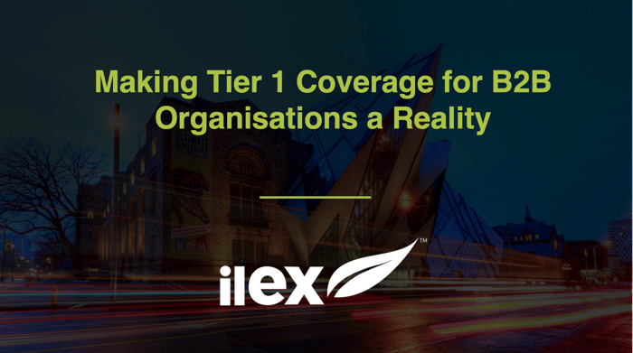 Making Tier 1 Coverage for B2B Organisations a Reality