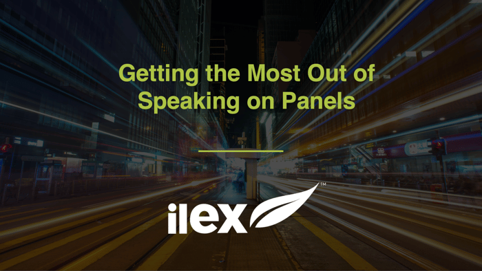 Getting the Most Out of Speaking on Panels