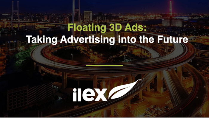 Floating 3D Ads: Taking Advertising into the Future