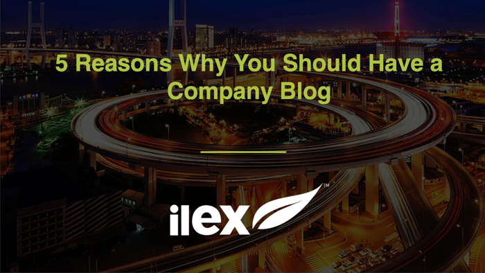 5 Reasons Why You Should Have a Company Blog