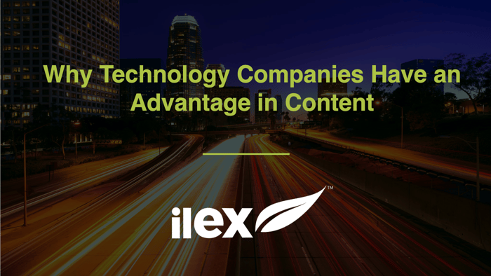 Why Technology Companies Have an Advantage in Content